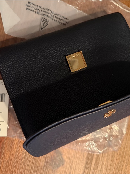 TORY BURCH Emerson Chain Wallet | Tory Navy | NWT | Style 136093
